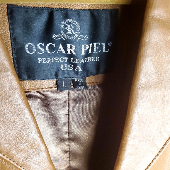 Oscar Piel 100% leather jacket - Picture 3 of 4